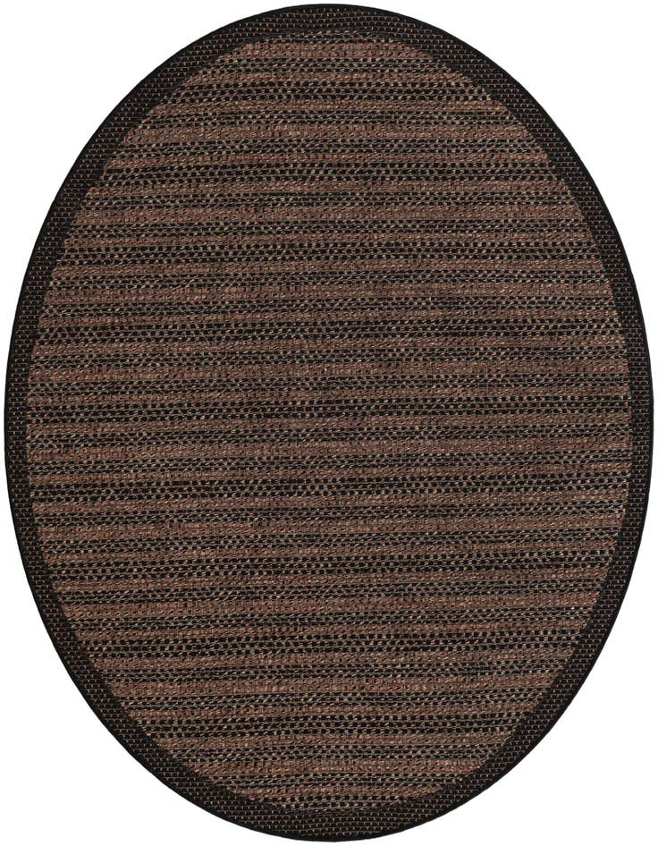 Detail image of 6' x 6' Easy-Clean Border Indoor / Outdoor Round Rug