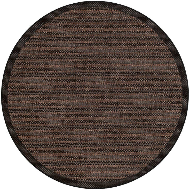 Detail image of 6' x 6' Easy-Clean Border Indoor / Outdoor Round Rug