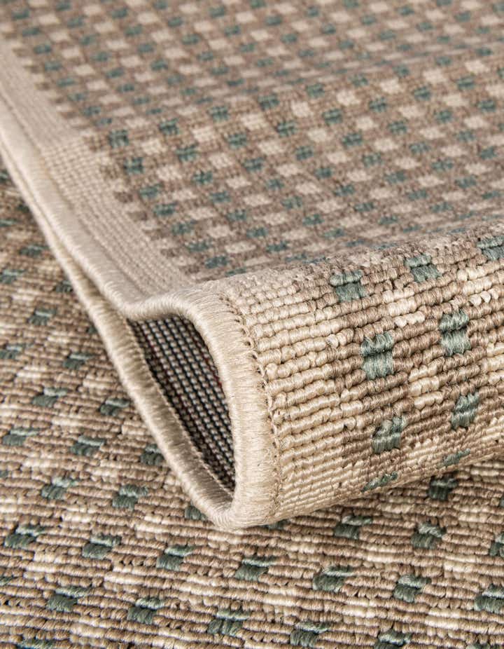 6' x 6' Easy-Clean Border Indoor / Outdoor Round Rug
