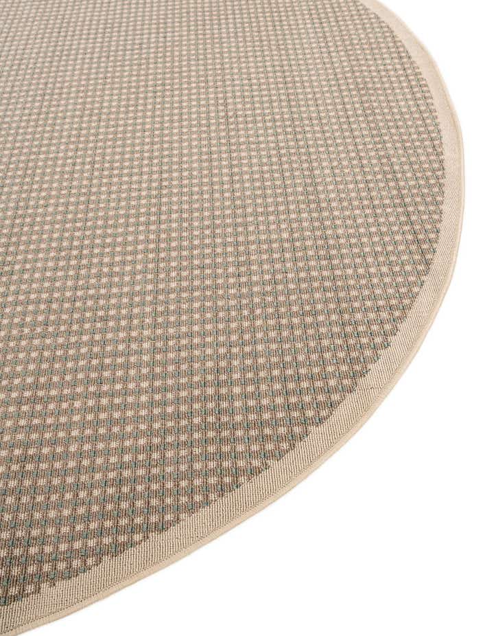 6' x 6' Easy-Clean Border Indoor / Outdoor Round Rug