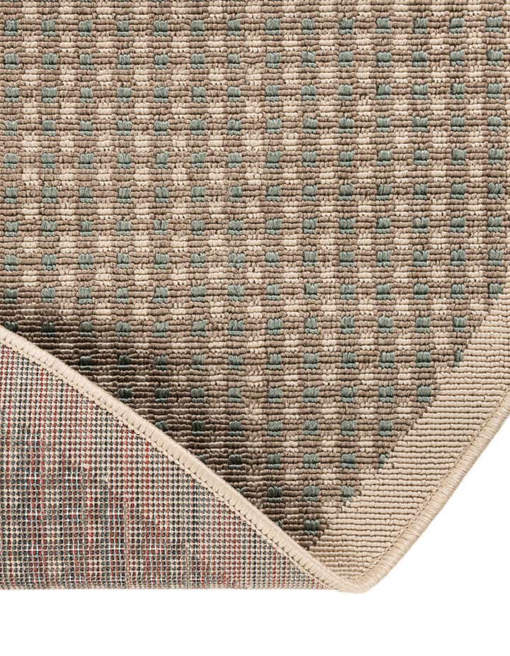 6' x 6' Easy-Clean Border Indoor / Outdoor Round Rug