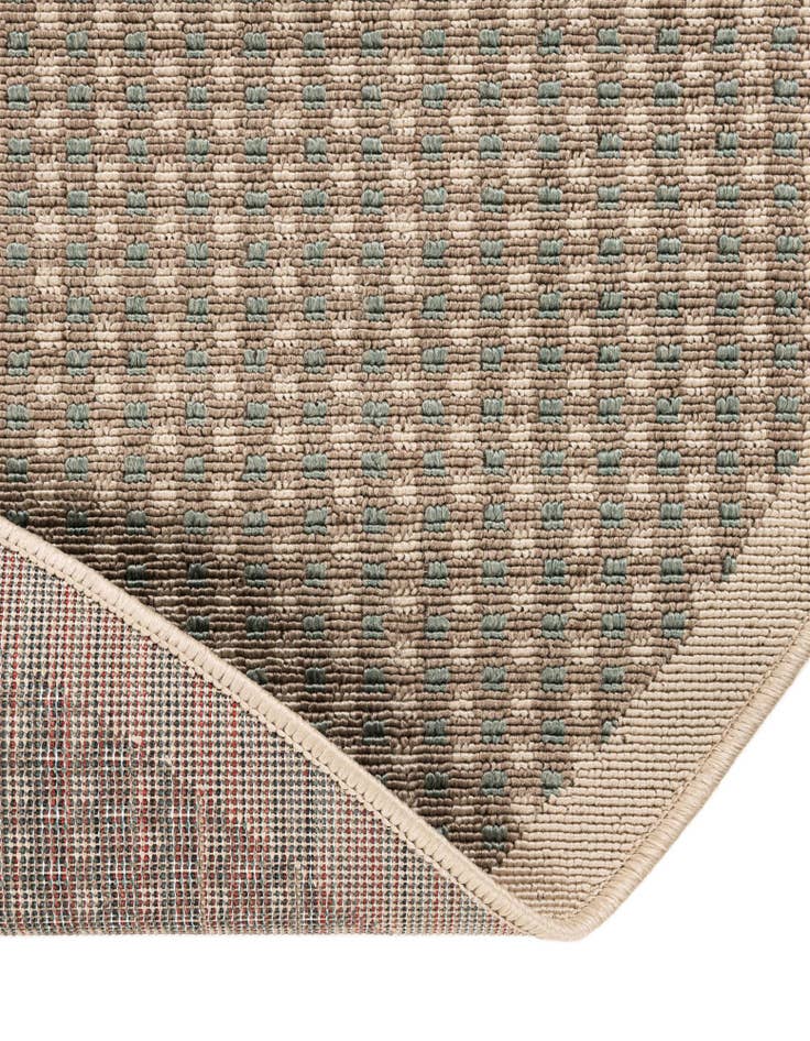 Detail image of 7' 10 x 7' 10 Easy-Clean Border Indoor / Outdoor Round Rug