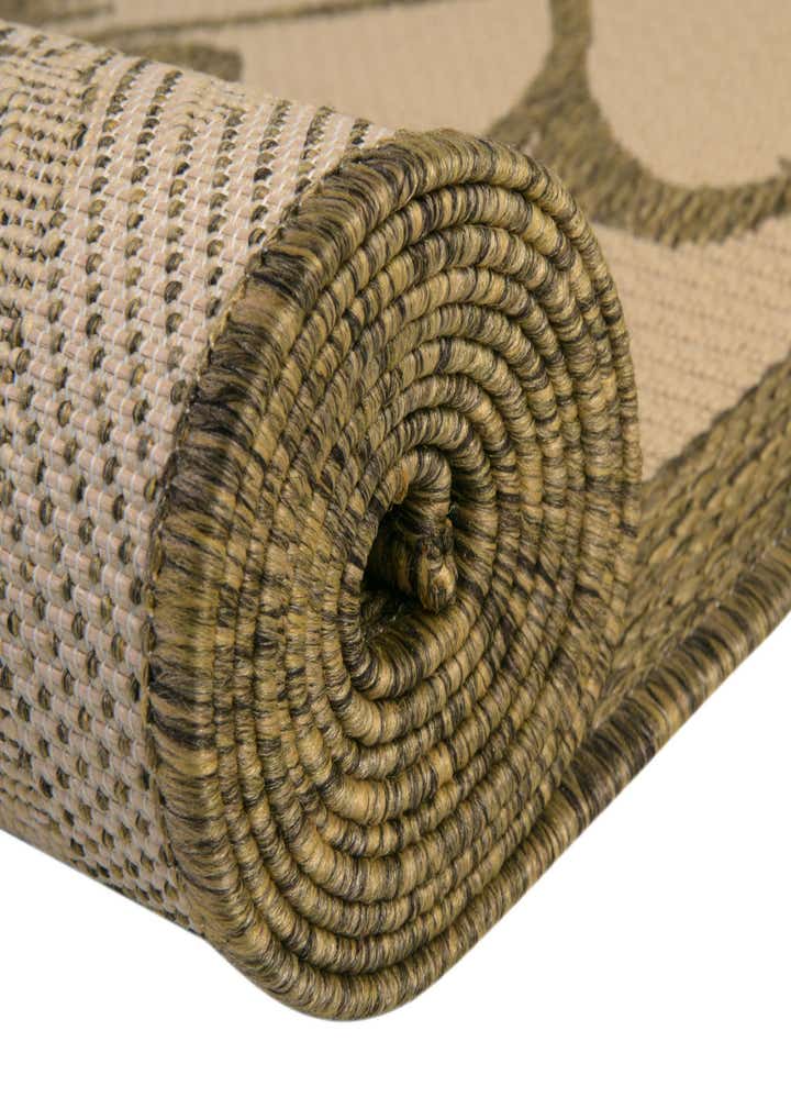 6' x 6' Easy-Clean Botanical Indoor / Outdoor Round Rug