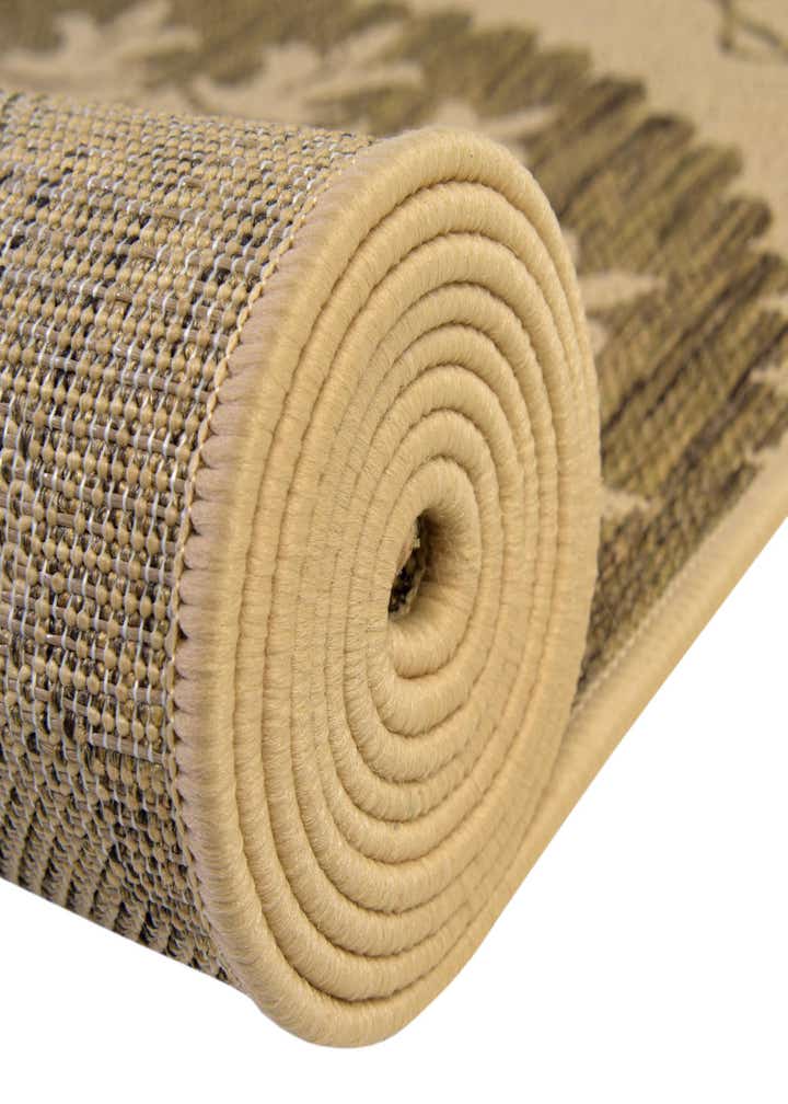 6' x 6' Easy-Clean Botanical Indoor / Outdoor Round Rug