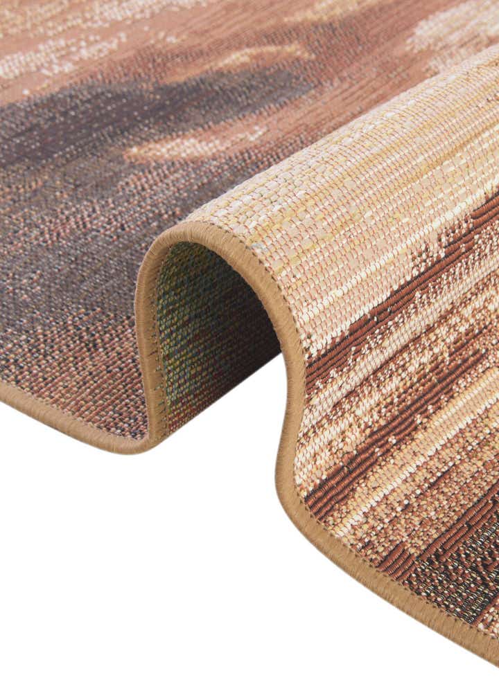 8' x 8' Easy-Clean Modern Indoor / Outdoor Round Rug
