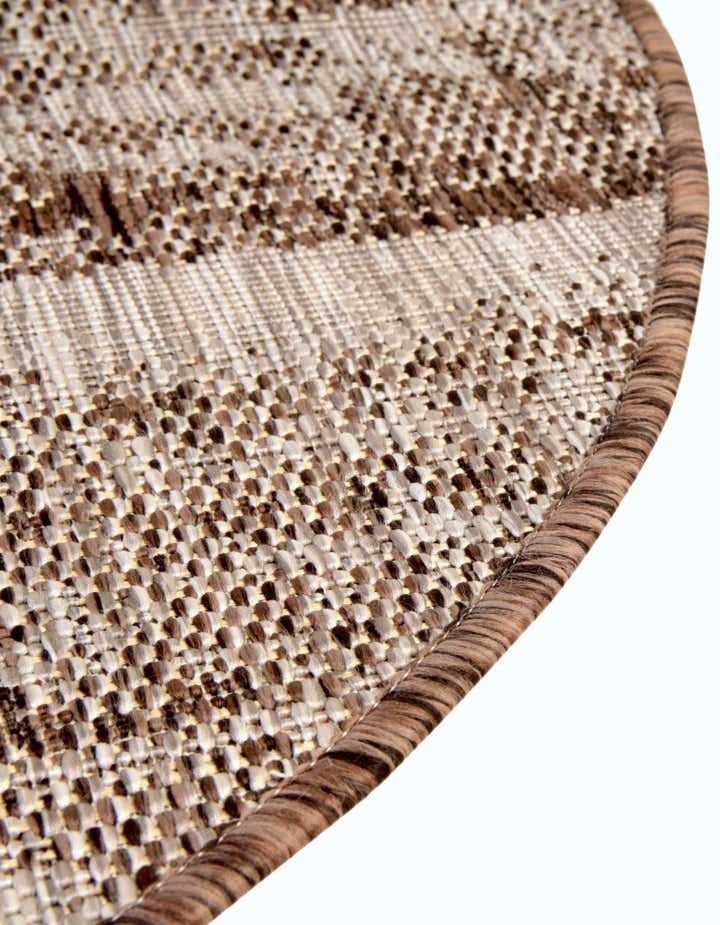 10' x 10' Easy-Clean Modern Indoor / Outdoor Round Rug