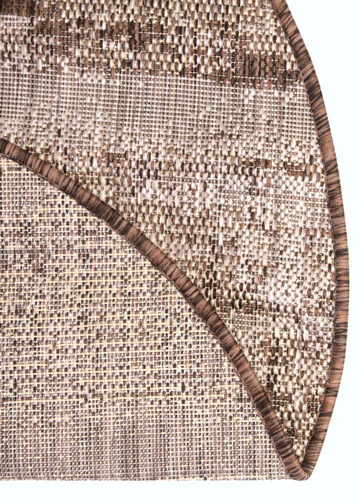 10' x 10' Easy-Clean Modern Indoor / Outdoor Round Rug