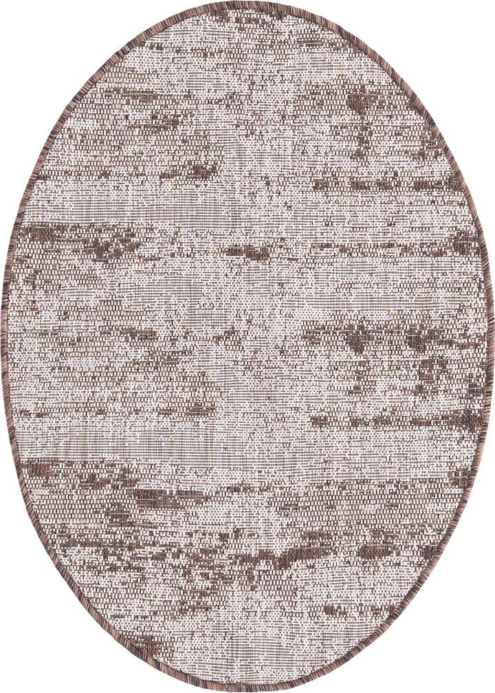 3' x 3' Easy-Clean Modern Indoor / Outdoor Round Rug