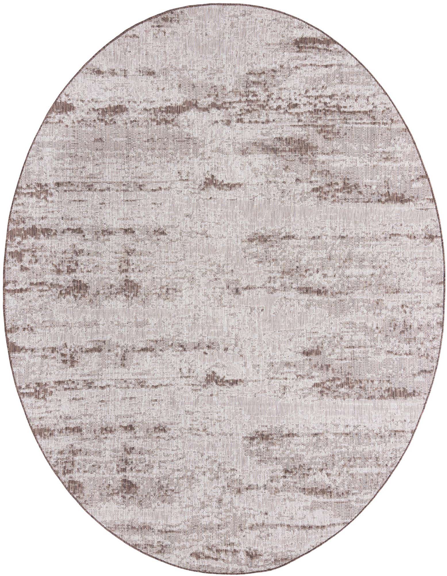 10' x 10' Easy-Clean Modern Indoor / Outdoor Round Rug
