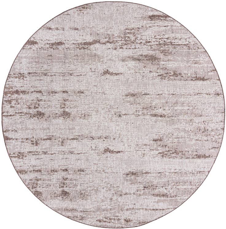 Detail image of 10' x 10' Easy-Clean Modern Indoor / Outdoor Round Rug