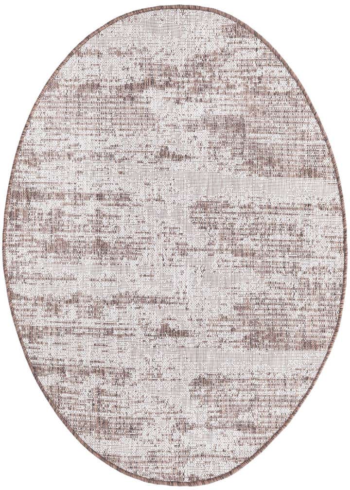 4' x 4' Easy-Clean Modern Indoor / Outdoor Round Rug