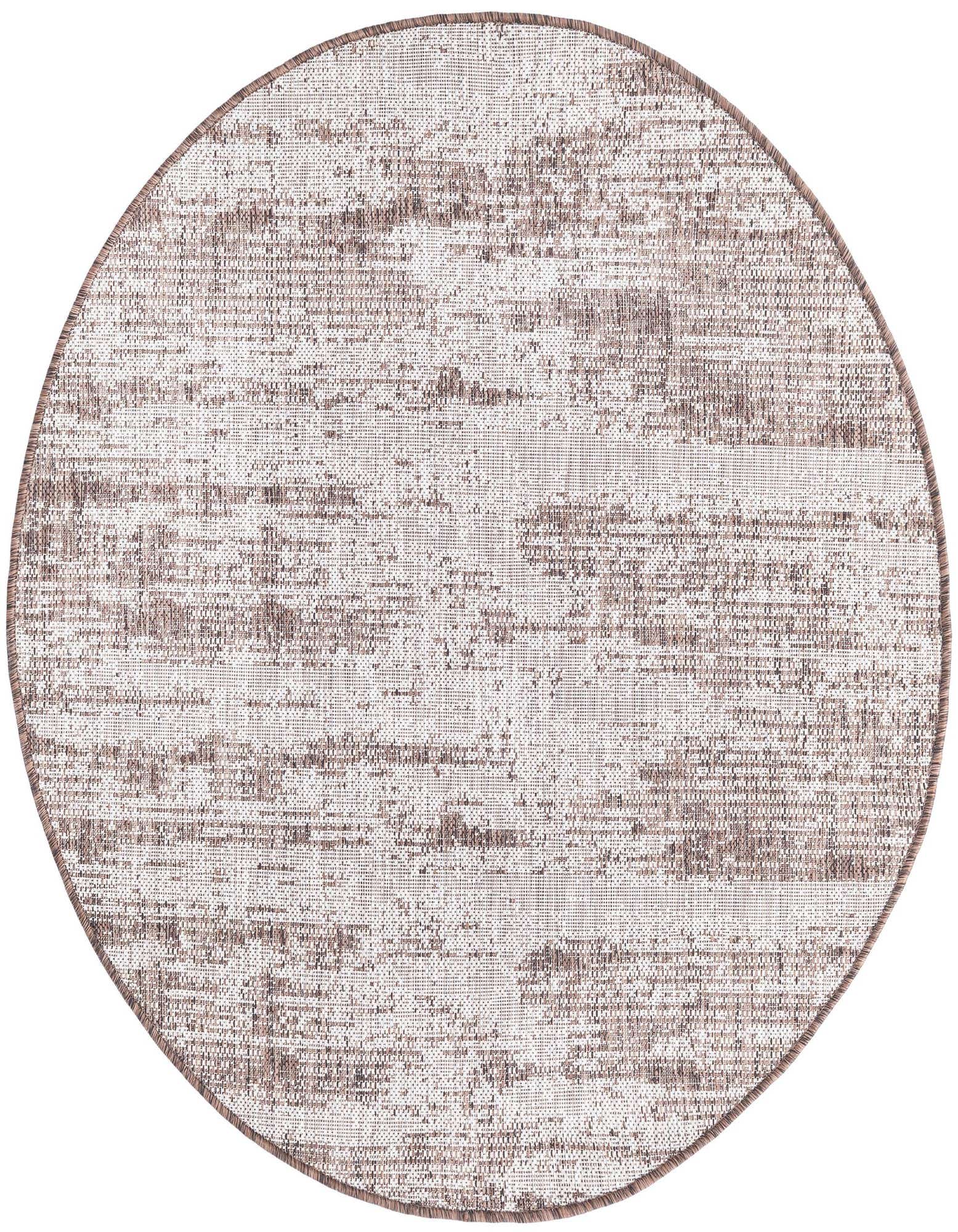 4' x 4' Easy-Clean Modern Indoor / Outdoor Round Rug