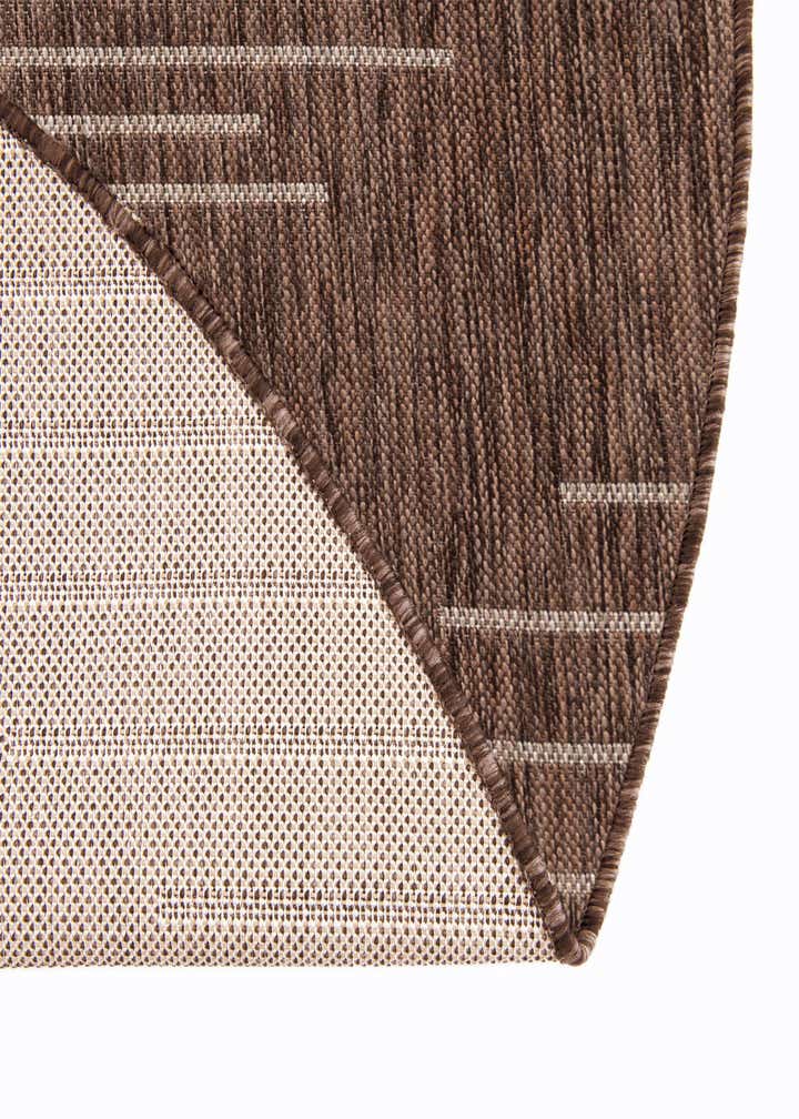 6' x 6' Easy-Clean Modern Indoor / Outdoor Round Rug
