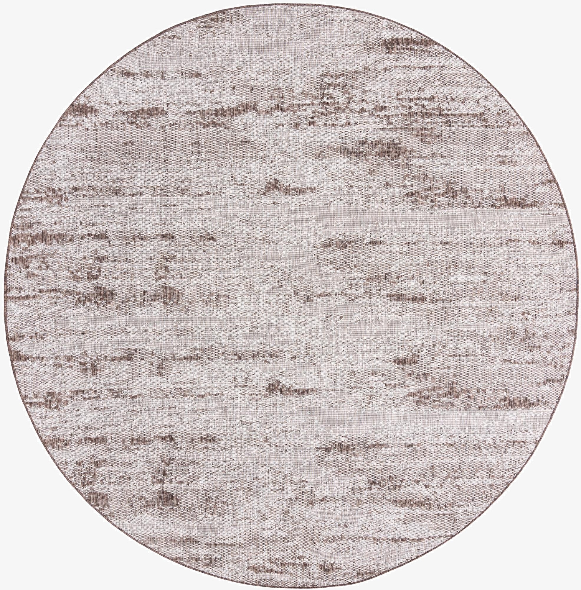 10' x 10'  Washable Modern Indoor / Outdoor Round Rug