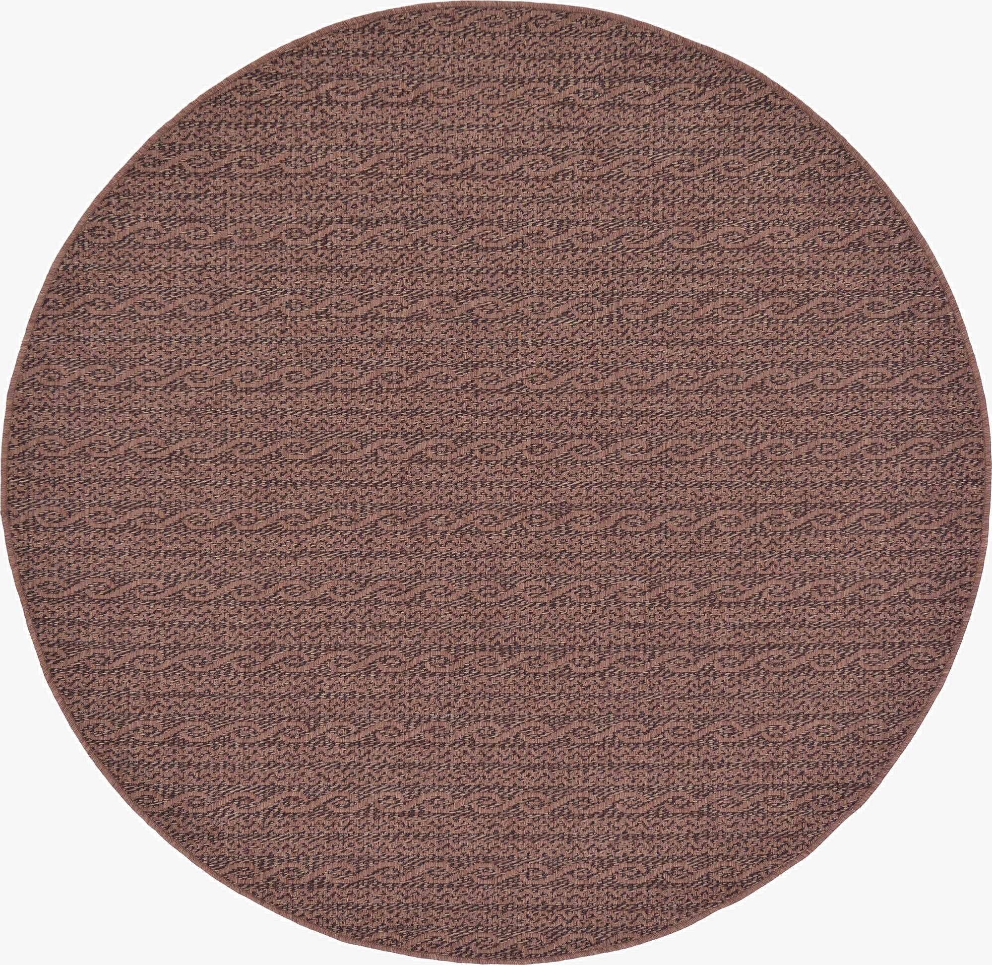 Primary image 6' x 6'  Washable Modern Indoor / Outdoor Round Rug