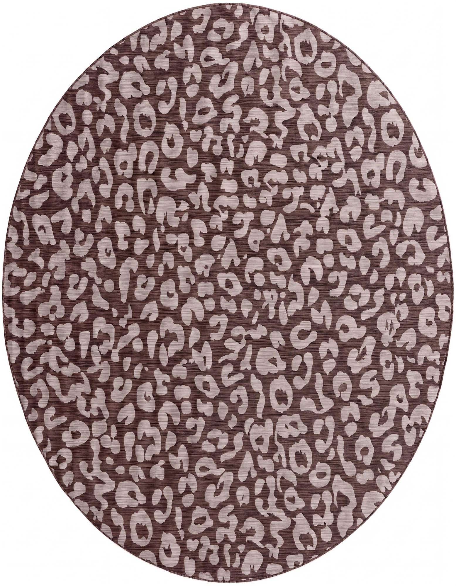 10' x 10' Easy-Clean Safari Indoor / Outdoor Round Rug