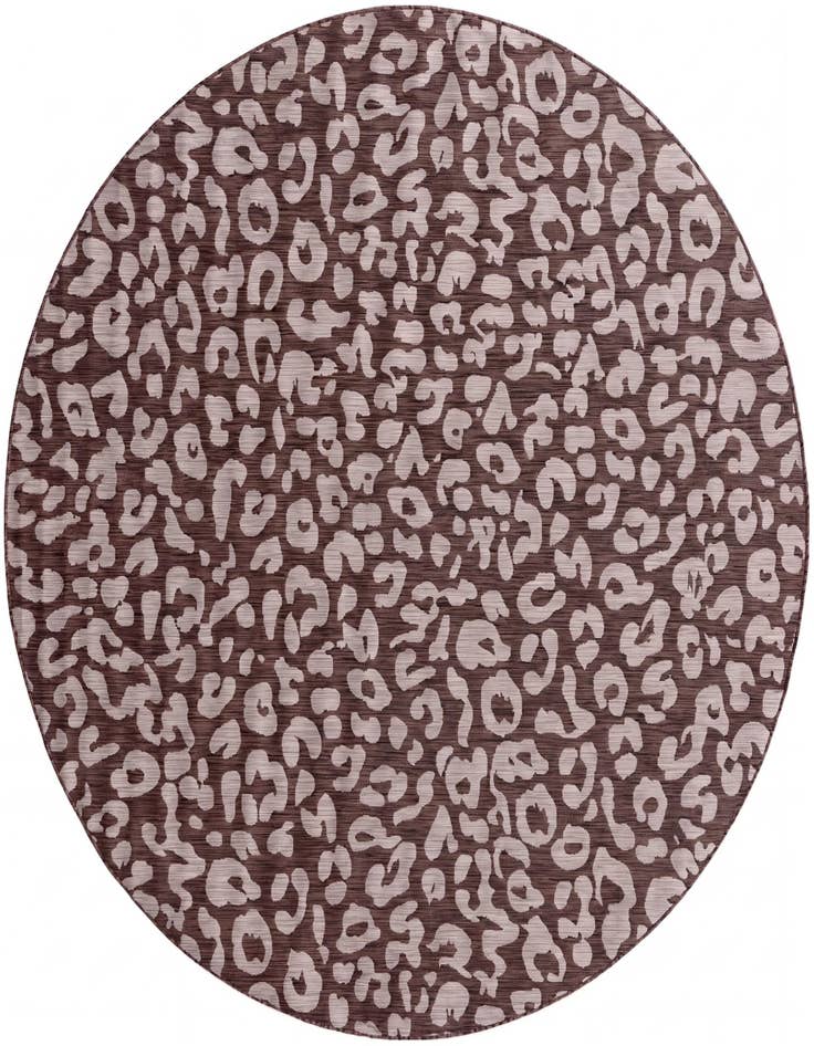 Detail image of 10' x 10' Easy-Clean Safari Indoor / Outdoor Round Rug