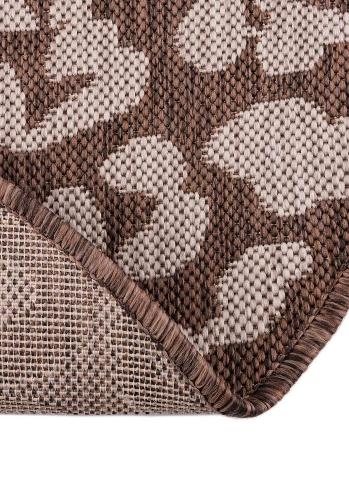 4' x 4' Easy-Clean Safari Indoor / Outdoor Round Rug