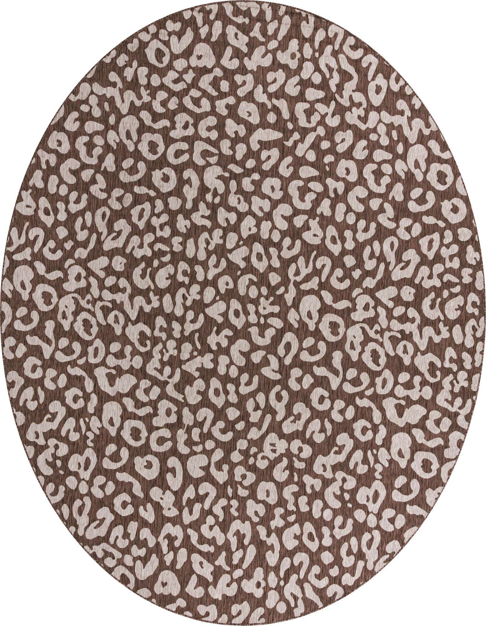 13' x 13' Easy-Clean Safari Indoor / Outdoor Round Rug