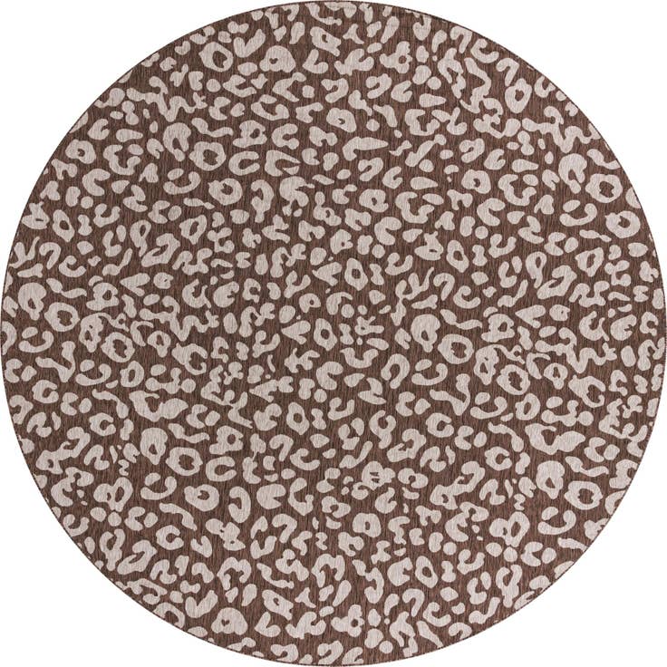 Detail image of 13' x 13' Easy-Clean Safari Indoor / Outdoor Round Rug