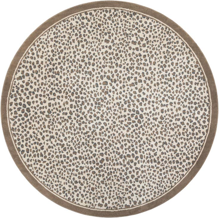Detail image of 10' x 10' Safari Round Rug