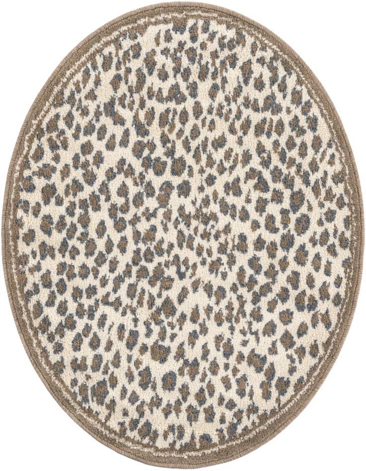 Detail image of 3' x 3' Safari Round Rug