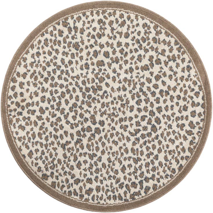Detail image of 4' x 4' Safari Round Rug