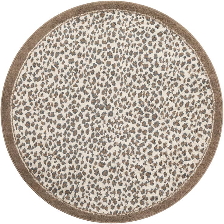 Detail image of 5' x 5' Safari Round Rug