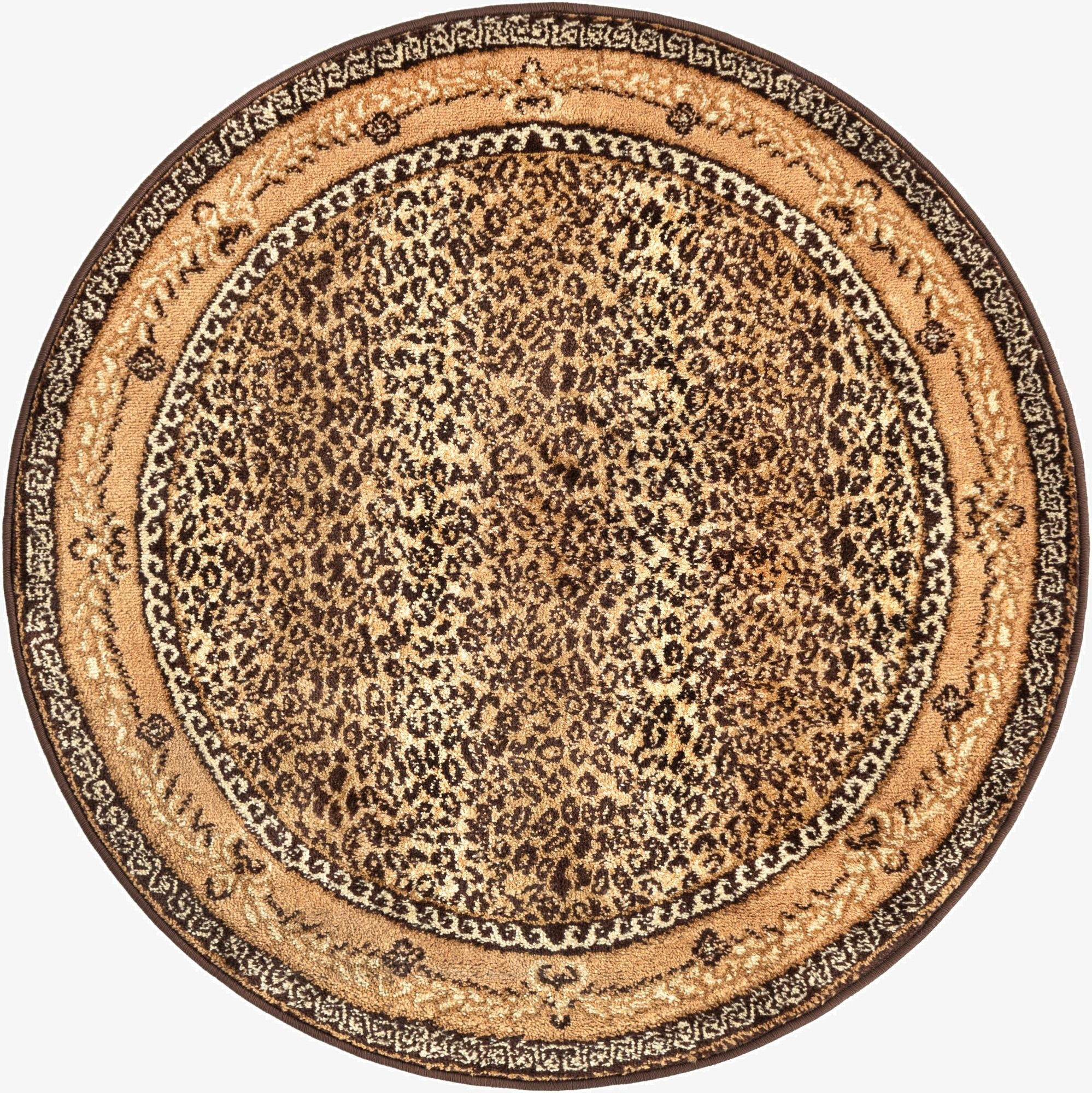 3' 1 x 3' 1 Safari Round Rug