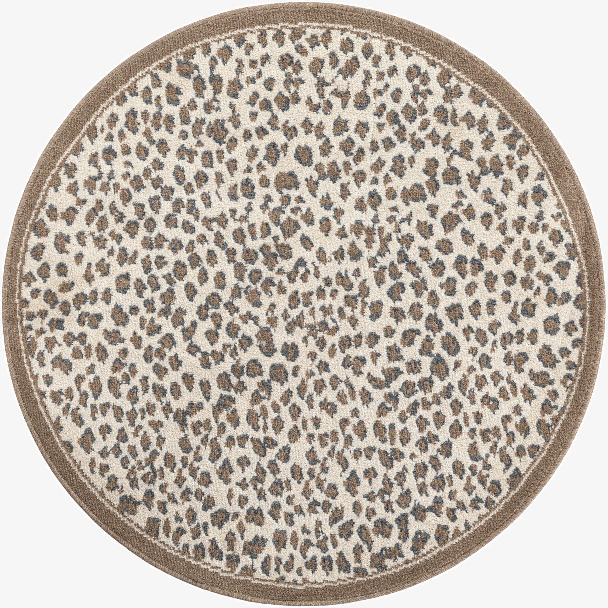 4' x 4' Safari Round Rug