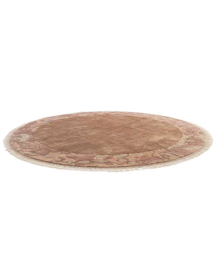 8' x 8' 2 Hand Knotted Tibet Wool Round Rug