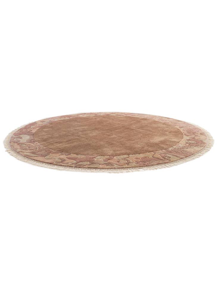 Detail image of 8' x 8' 2 Hand Knotted Tibet Wool Round Rug