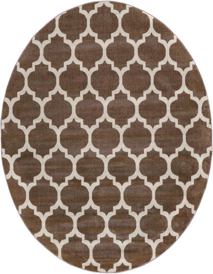 Detail image of 7' 10 x 7' 10 Trellis Round Rug