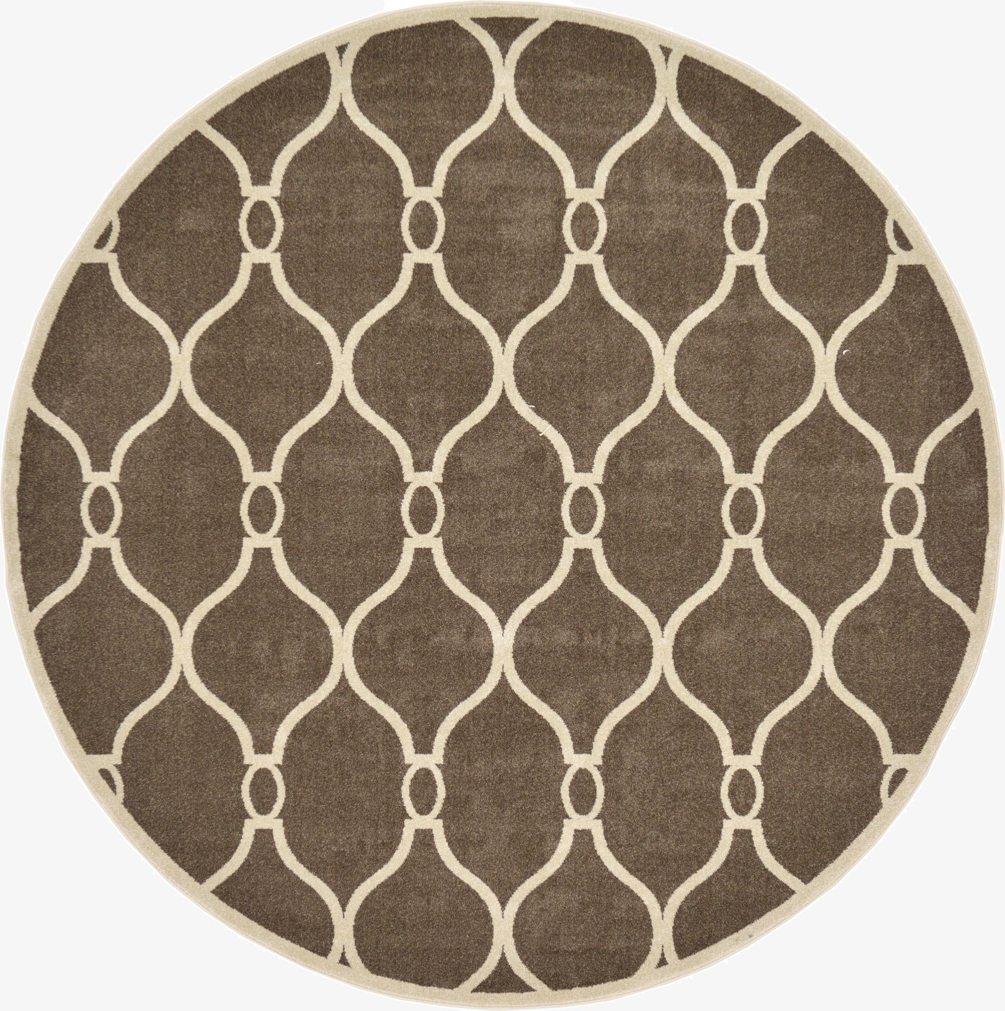 8' x 8' Trellis Round Rug