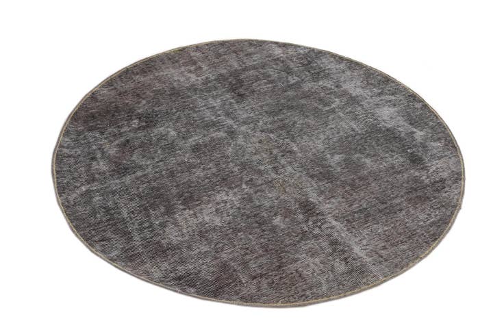 Detail image of 5' 1 x 5' 1 Hand Knotted Ultra Vintage Persian Wool Round Rug