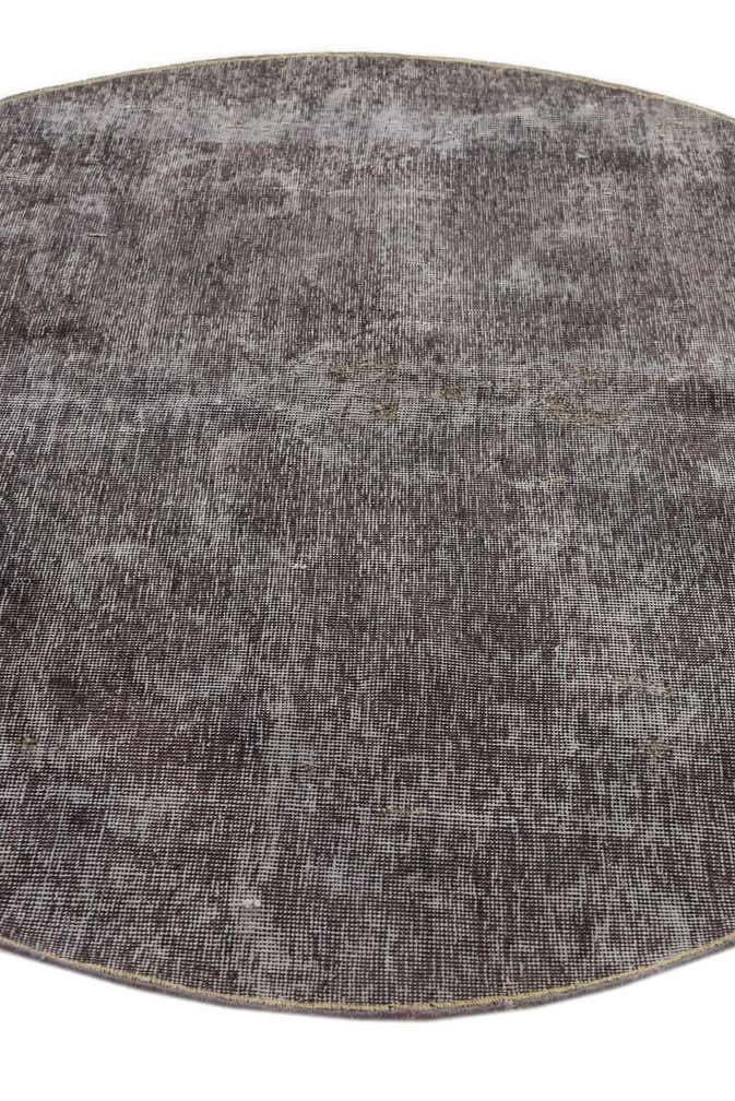 5' 1 x 5' 1 Hand Knotted Ultra Vintage Persian Wool Round Rug