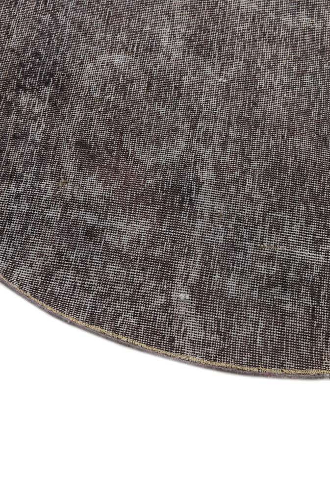 5' 1 x 5' 1 Hand Knotted Ultra Vintage Persian Wool Round Rug