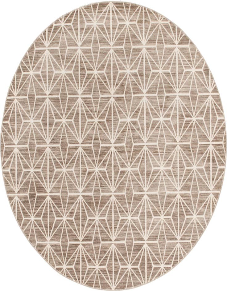 Detail image of Jill Zarin 8' x 8' Uptown Fifth Avenue Round Rug