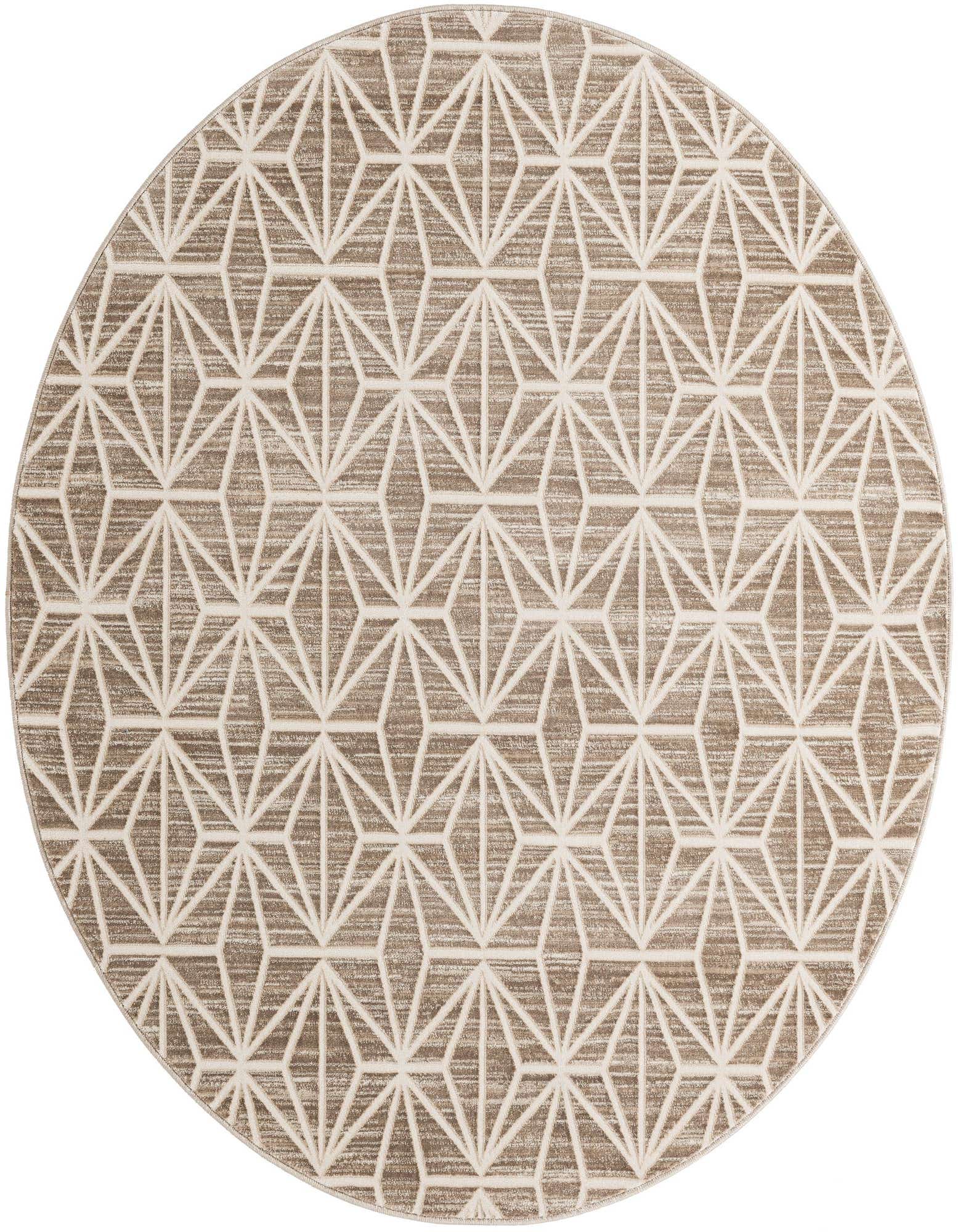 5' 3 x 5' 3 Uptown Fifth Avenue Round Rug