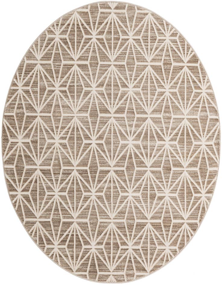 Detail image of Jill Zarin 5' 3 x 5' 3 Uptown Fifth Avenue Round Rug