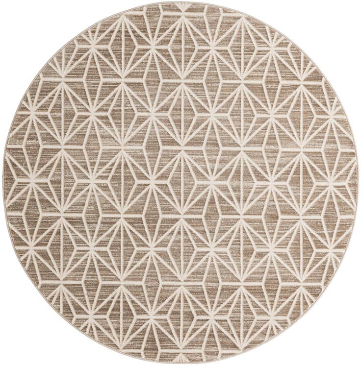 Detail image of 5' 3 x 5' 3 Uptown Fifth Avenue Round Rug