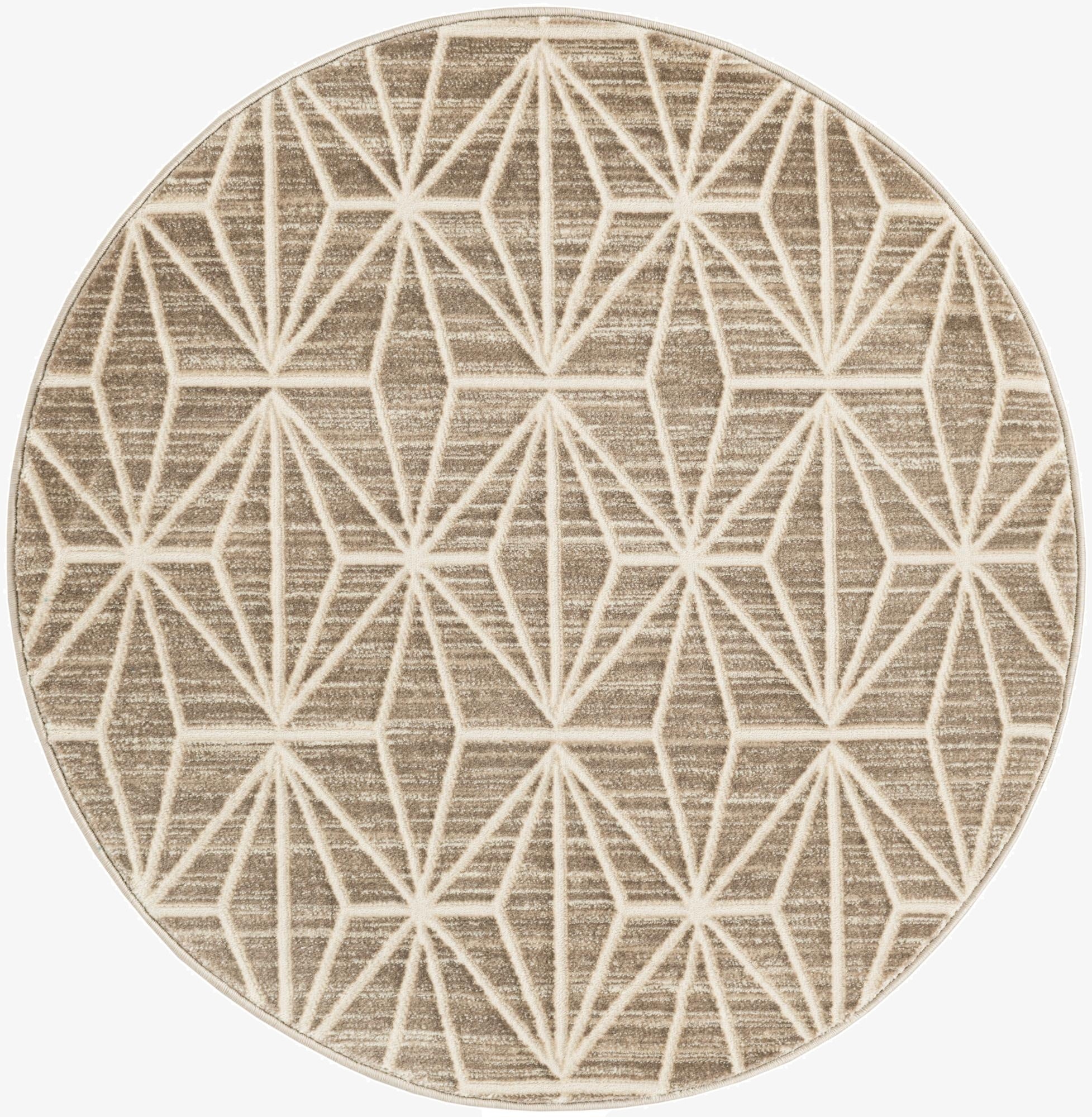 100cm x 100cm Uptown Fifth Avenue Round Rug