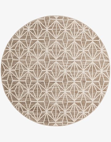 5' 3 x 5' 3 Uptown Fifth Avenue Round Rug