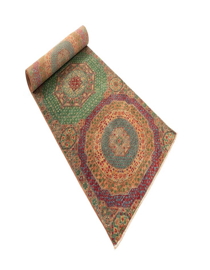 Detail image of 2' 6 x 11' Amina Wool Runner Rug