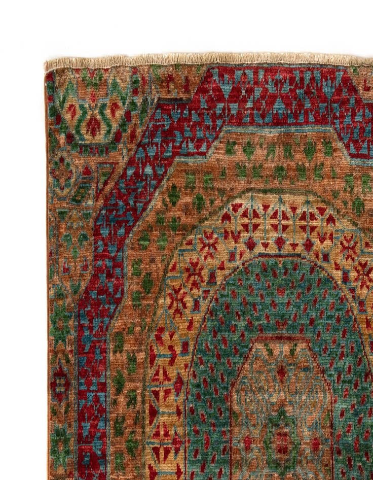 Detail image of 2' 6 x 11' Amina Wool Runner Rug