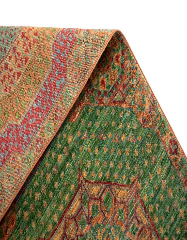 Detail image of 2' 6 x 11' Amina Wool Runner Rug