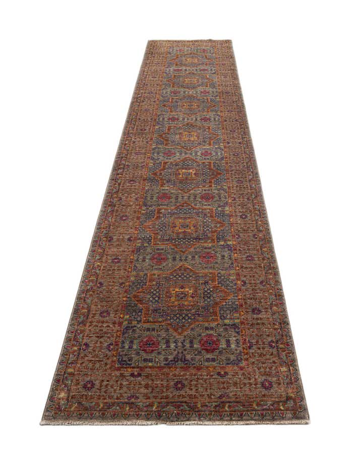 2' 7 x 12' 10 Amina Wool Runner Rug