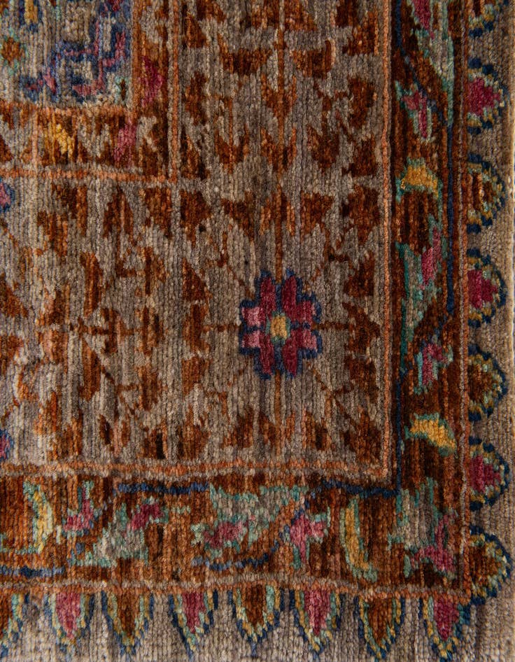 Detail image of 2' 7 x 12' 10 Amina Wool Runner Rug