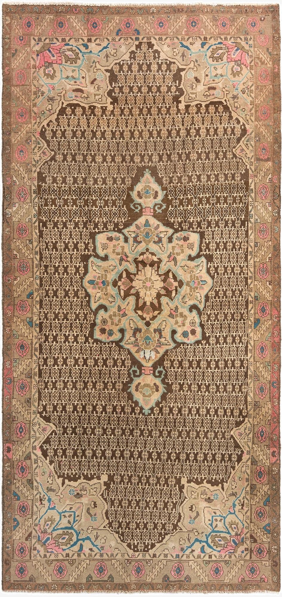 4' 9 x 11' 6 Arak Wool Runner Rug
