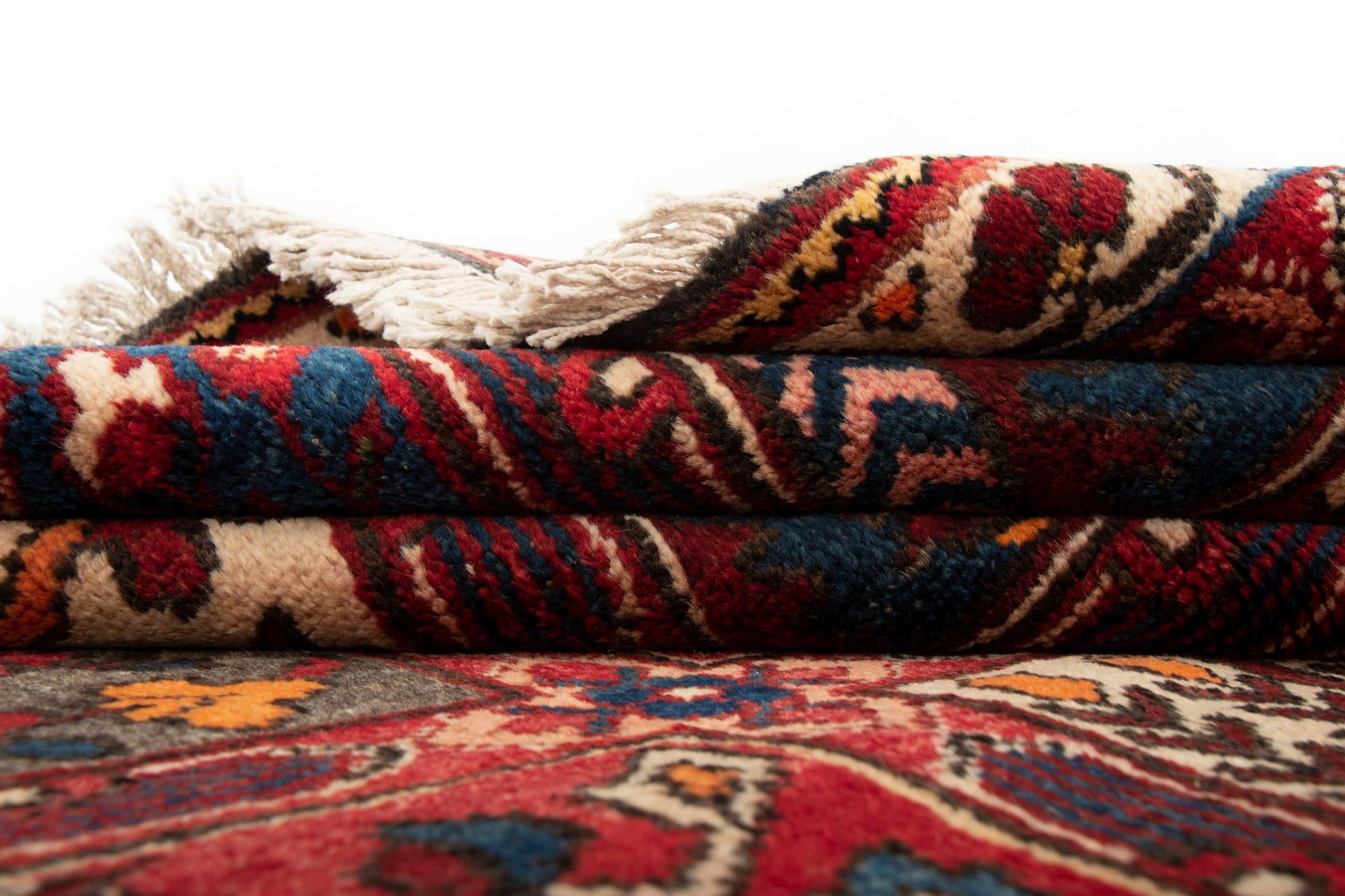5' 3 x 10' 10 Hand Knotted Bachtiar Persian Wool Runner Rug
